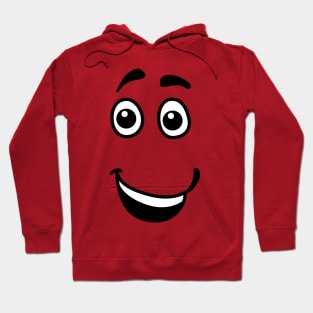 funny comic cartoon face Hoodie